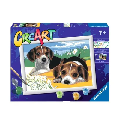 Ravensburger - CreArt Щенок Джек Рассел Живопись 289394
