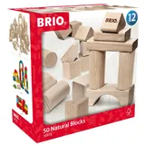 BRIO 30113 «Набор из 50 деревянных кубиков» 30113 — фото 1