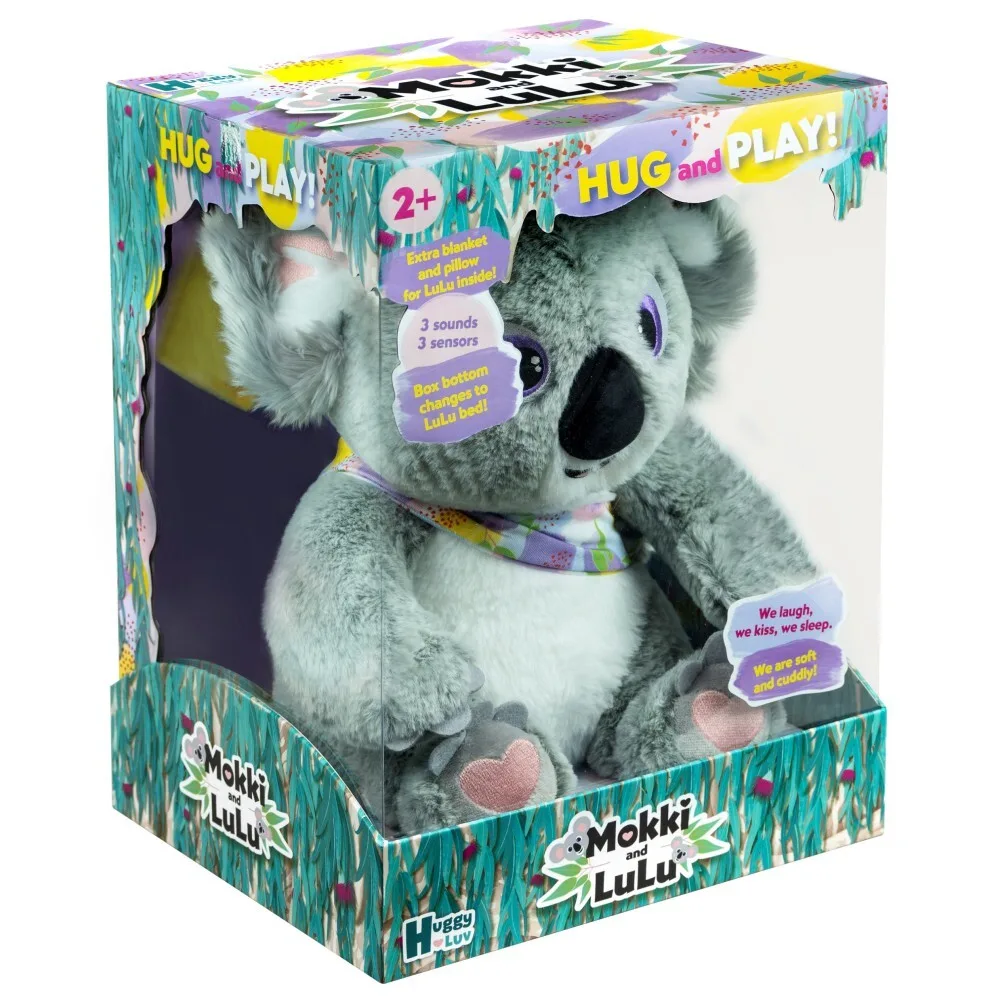 TM Toys DKO0373 — Интерактивная мягкая игрушка Huggy Luv Мама-коала Мокки и малыш Лулу DKO0373