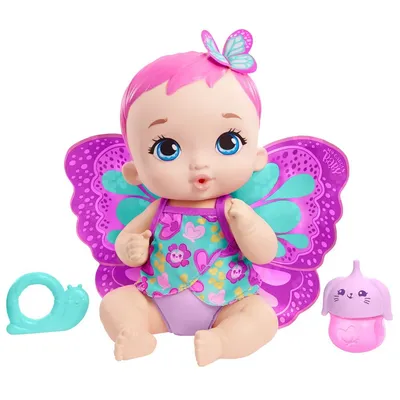 My Garden Baby - Кукла-бабочка для кормления и переодевания, розовая GYP10
