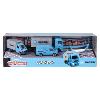 Majorette - Набор транспортных средств Maersk 4 шт 2057290