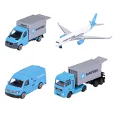 Majorette - Набор транспортных средств Maersk 4 шт 2057290 / артикул 2057290 / GTIN 3467452073360 — фото 2