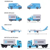 Majorette - Набор транспортных средств Maersk 4 шт 2057290 / артикул 2057290 / GTIN 3467452073360 — фото 4