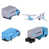Majorette - Набор транспортных средств Maersk 4 шт 2057290 / артикул 2057290 / GTIN 3467452073360 — фото 5