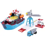 Majorette Creatix - Грузовой корабль с разгрузочной станцией + автомобиль Maersk 2050039 / артикул 2050039 / GTIN 3467452073322 — фото 2
