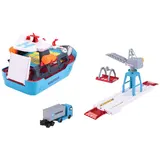 Majorette Creatix - Грузовой корабль с разгрузочной станцией + автомобиль Maersk 2050039 / артикул 2050039 / GTIN 3467452073322 — фото 5