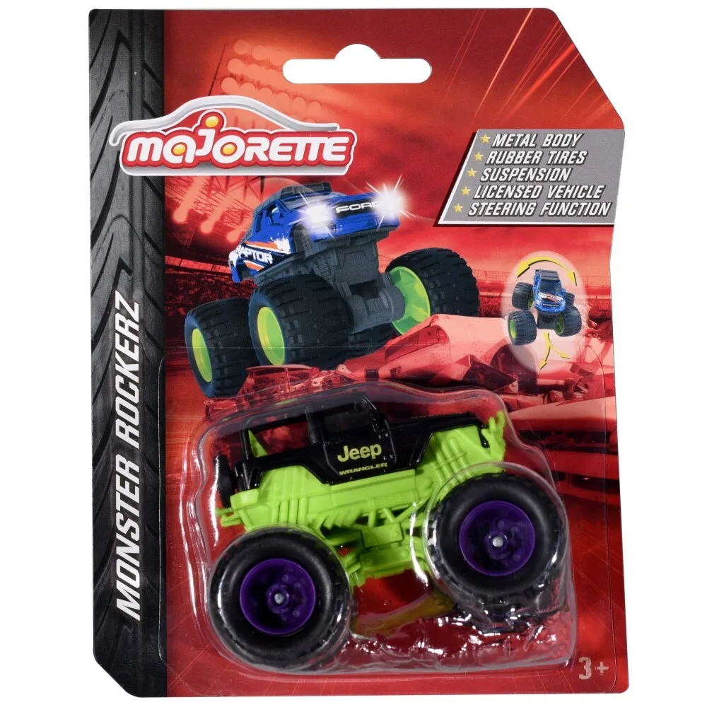 Majorette - Monster Rockerz 4x4 Jeep Wrangler car 2057255 / артикул 2057255 10 / GTIN 3467452051573
