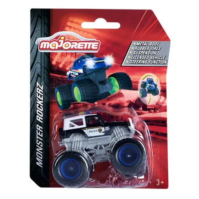Majorette - Monster Rockerz 4x4 автомобиль Полиция 2057255