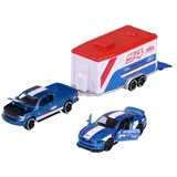 Majorette - Металлический автомобиль с прицепом + гонщик Ford 2053111 02 / артикул 2053111 02 / GTIN 3467452065327 — фото 2