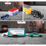 Majorette - Металлический автомобиль с прицепом + гонщик Ford 2053111 02 / артикул 2053111 02 / GTIN 3467452065327 — фото 5