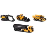 Majorette - Набор строительных машин Volvo 4 шт 2057287 / артикул 2057287 / GTIN 3467452063224 — фото 2
