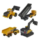 Majorette - Набор строительных машин Volvo 4 шт 2057287 / артикул 2057287 / GTIN 3467452063224 — фото 3