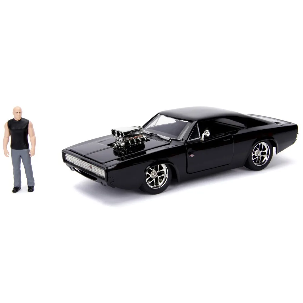 Jada Fast & Furious - Форсаж 1970 Dodge Charger R/T 1:24 и фигурка дома 3205000 / артикул 3205000 / GTIN 4006333064203