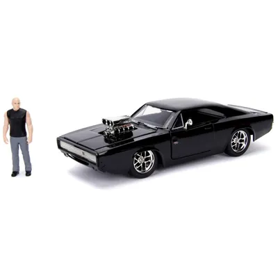 Jada Fast & Furious - Форсаж 1970 Dodge Charger R/T 1:24 и фигурка дома 3205000