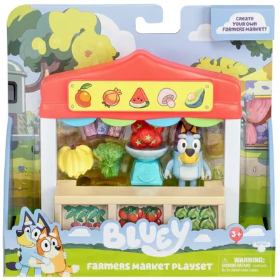 TM Toys BLU17555 — Игровой набор «Продуктовый магазин» с фигуркой и аксессуарами Блуи BLU17555
