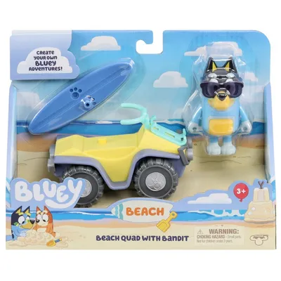 TM Toys BLU17549 — Игровой набор «Пляжная машина» с фигуркой Блуи BLU17549