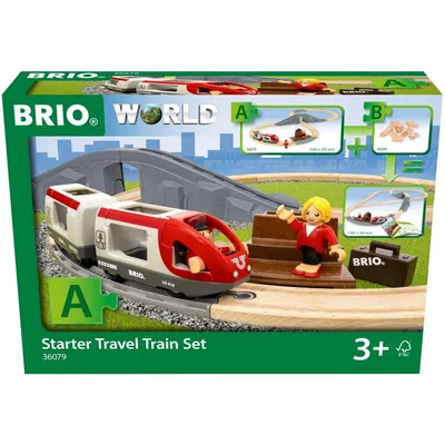 BRIO 36079 «Деревянная дорога с поездом, стартовый набор» 36079