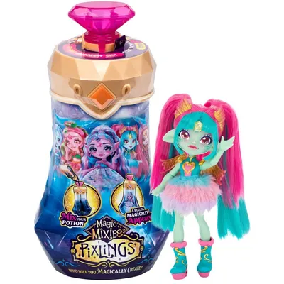 Magic Mixies Pixlings - Кукла-дракон Эмбер (бирюзовый) PIX14877