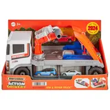 Matchbox - Помощь на дороге Грузовик с прицепом + автомобиль HRY43 / артикул HRY43 / GTIN 194735188864 — фото 1