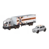 Matchbox - Транспортное средство MBX Cabover + автомобиль HLM83 / артикул GBK70 HLM83 / GTIN 887961716740 — фото 2