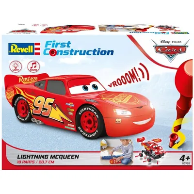 Revell - First Construction Lightning McQueen Складной автомобиль 00920