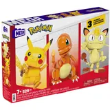 MEGA Pokemon - Построй и покажи трио строительных блоков Канто 529 элементов. HPF94 / артикул HPF94 / GTIN 194735157716 — фото 1
