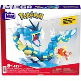 MEGA Pokemon - Набор строительных блоков Magikarp evolution из 411 элементов. HNT95 / артикул HNT95 / GTIN 194735149643 — фото 1