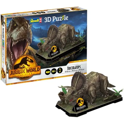 Пазл 3D Revell Jurassic World 00242 Трицератопс 44 элемента 00242