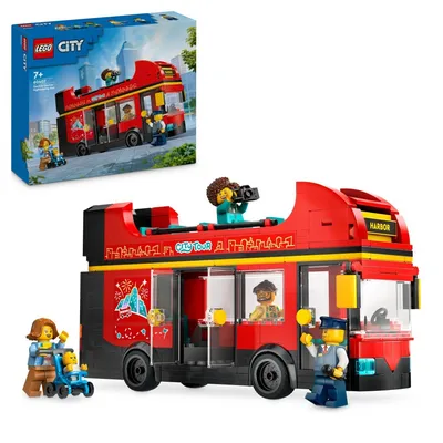 Конструктор LEGO City 60407 Красный двухэтажный автобус