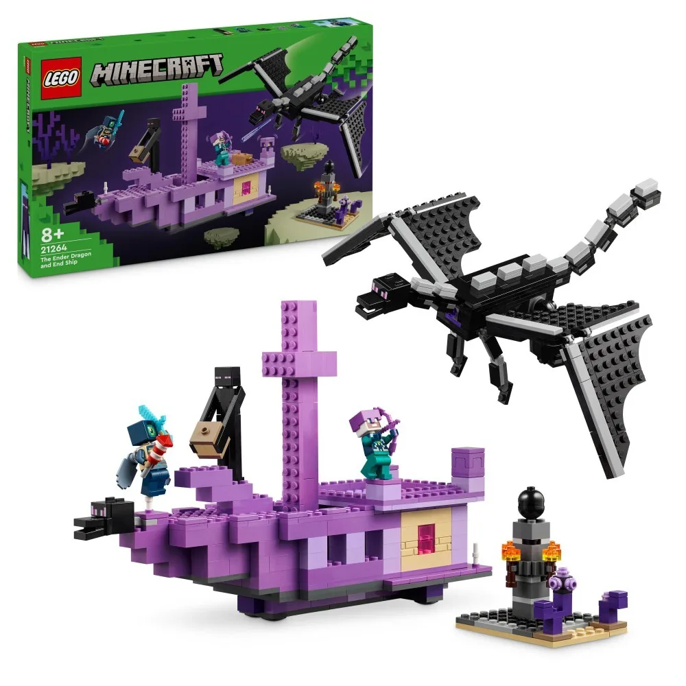 LEGO Minecraft - Дракон Кресу и корабль Кресу 21264 / артикул 21264 / GTIN 5702017583402