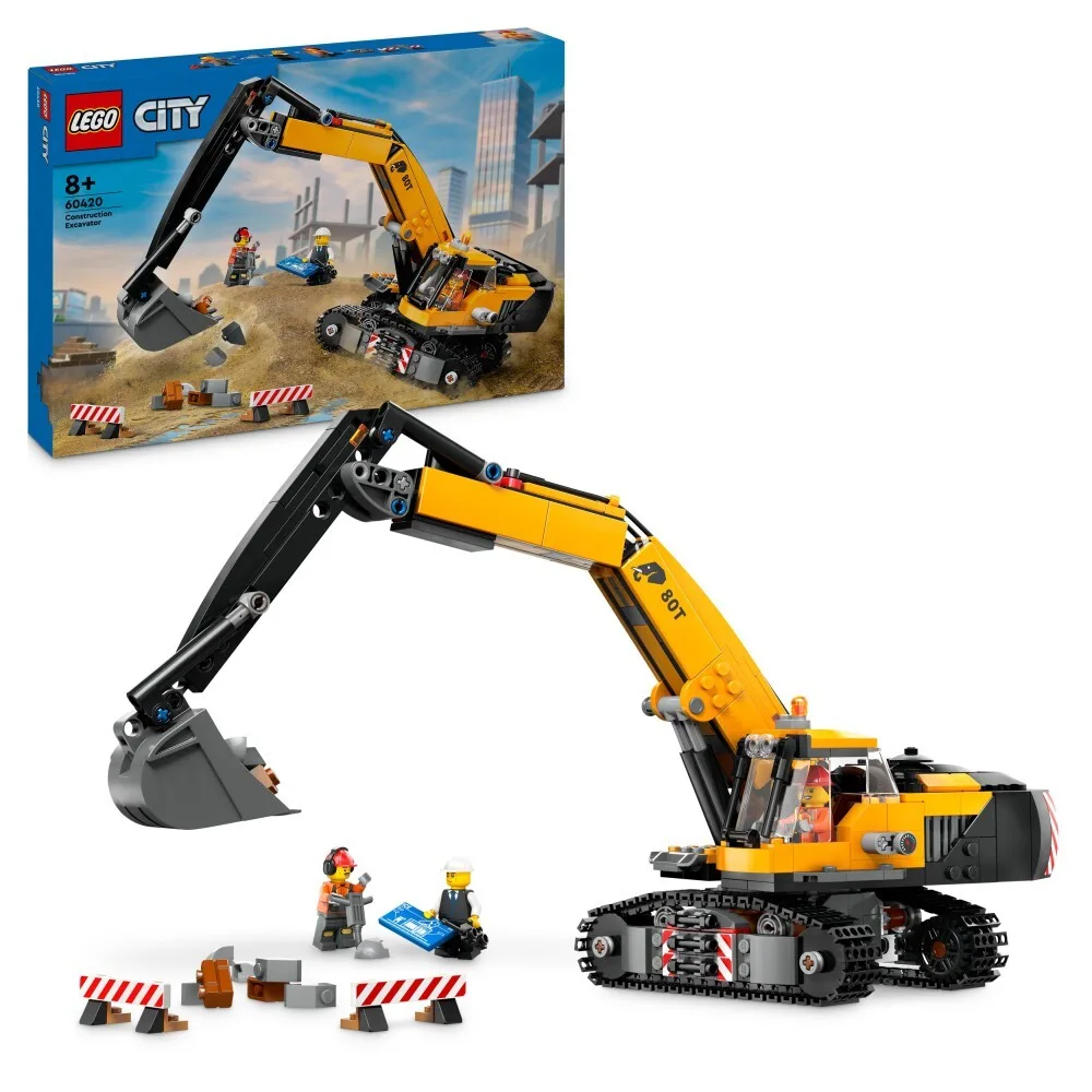 LEGO City - Желтый экскаватор 60420 / артикул 60420 / GTIN 5702017586939