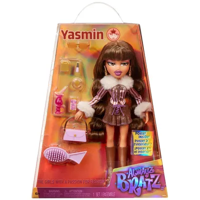 Bratz - модная кукла Ясмин + 10 аксессуаров 505211