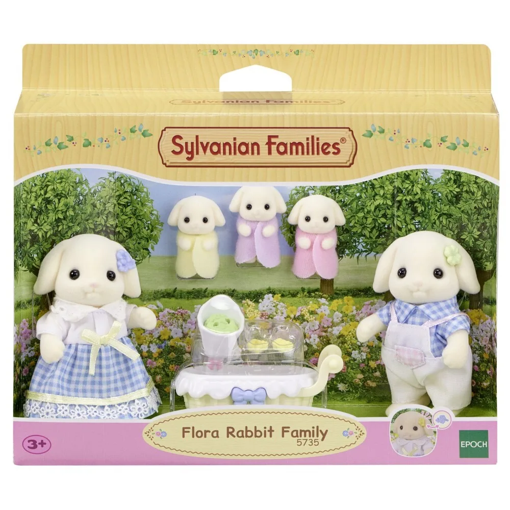 Sylvanian Families - Семья цветочных кроликов 5735 / артикул 5735 / GTIN 5054131057353