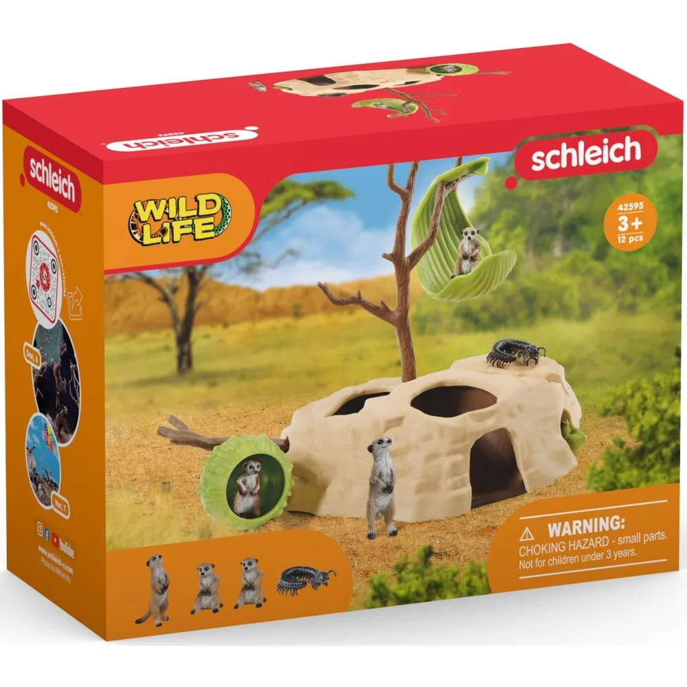Schleich Дикая жизнь - Встреча с сурикатами 42595 / артикул 42595 / GTIN 4059433573434