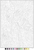 Раскраска по номерам Coloriages mysteres Disney - Les Grands classiques Tome 9 - Великая классика, том 9, 128стр. — фото 3