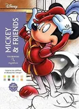 Раскраска по номерам Coloriages mysteres Disney - Mickey and friends - Микки и друзья, 128стр. — фото 1