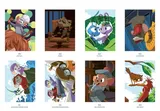 Раскраска по номерам Coloriages mysteres Disney - Маленькие звери Petites betes, 128стр. — фото 2