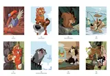 Раскраска по номерам Coloriages mysteres Disney - Маленькие звери Petites betes, 128стр. — фото 6