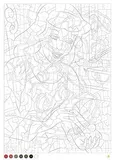 Раскраска по номерам Coloriages mysteres Disney - Портреты героев Диснея , 128стр. — фото 3