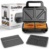 Вафельница Breville 3в1 ULTIMATE VST098X , черный 900 Вт — фото 1