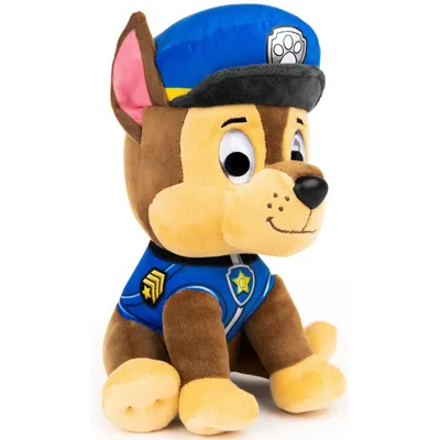 Пси Патруль - GUND Талисман плюшевая собака Чейз 23 см 20126059
