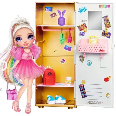 MGA Entertainment 507420 — Игровой набор Rainbow High Школьный шкафчик Design & Style 507420