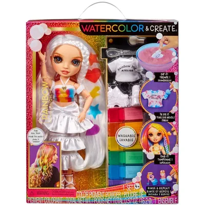 MGA Entertainment 507574 507598 — Кукла Rainbow High Watercolor & Create с карими глазами 507598