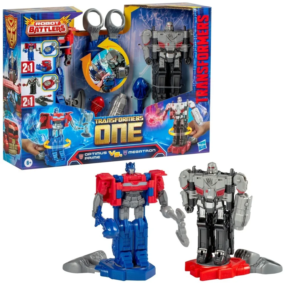 Hasbro Transformers One - Optimus Prime vs Megatron 2-PAK Robot Battlers Figures F9207 / артикул F9207 / GTIN 5010996215086