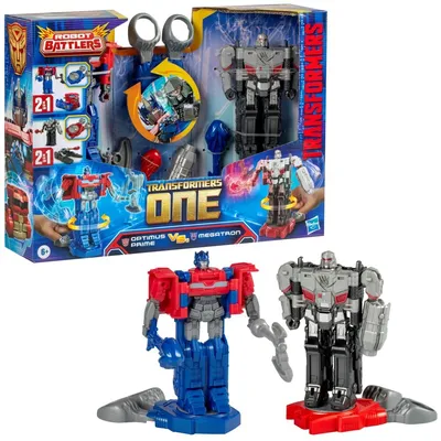 Hasbro Transformers One - Optimus Prime vs Megatron 2-PAK Robot Battlers Figures F9207