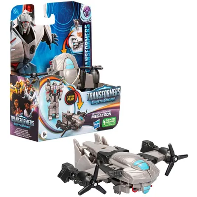 Hasbro Transformers EarthSpark - Мегатрон 1-step flip figure F6720