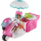 Polly Pocket - Тележка для закусок Фламинго Набор с куклой и аксессуарами HWP24 / артикул HWP24 / GTIN 194735217649 — фото 1