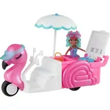 Polly Pocket - Тележка для закусок Фламинго Набор с куклой и аксессуарами HWP24 / артикул HWP24 / GTIN 194735217649 — фото 2