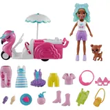 Polly Pocket - Тележка для закусок Фламинго Набор с куклой и аксессуарами HWP24 / артикул HWP24 / GTIN 194735217649 — фото 3