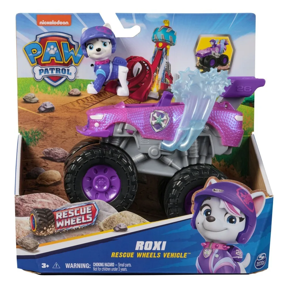 Psi Patrol - Roxi Rescue Wheels транспортное средство с трансформацией + фигурка собаки 20147352 / артикул 17776 6070222 20147352 / GTIN 681147019829